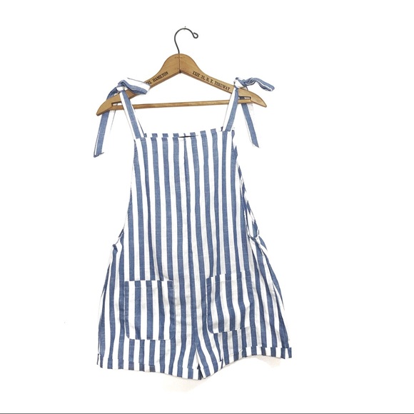 Shein | Striped Romper - Picture 2 of 4